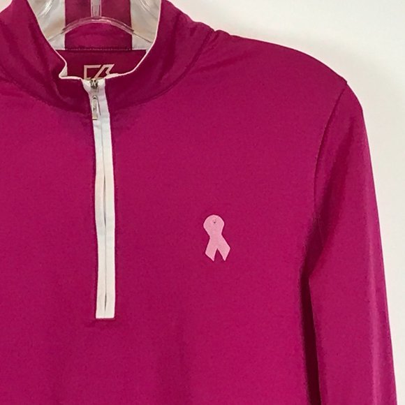 Small Cutter & Buck Breast Cancer Awareness Jacket - Picture 2 of 3